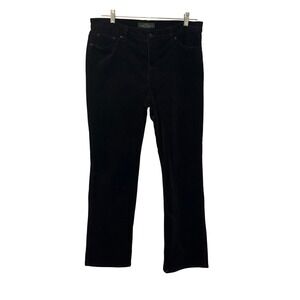Lauren Ralph Lauren Vintage y2k Corduroy Pants Women 12 Navy Blue Cotton Blend